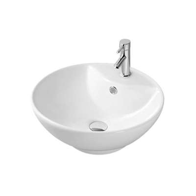 Good quality factory directly ceramic round white water sink bath wash basin