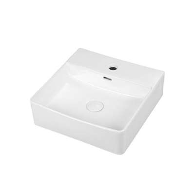 Lavabo Bathroom White Wash Rectangle Ceramic Water Wall Hung Basin