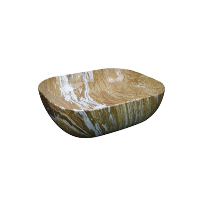 Hot Sale Ceramic Marble Sinks Modern Countertop Natural Stone Small Wash Basin