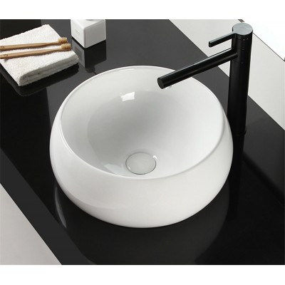 High Quality Round Sink Small Sizes Art Ceramic Bathroom Luxury Hand Wash Basin