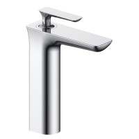 Luxury Brass Chrome Deck mounted mixer  Square Luxury Lavatory Bathroom washing  Basin Faucet