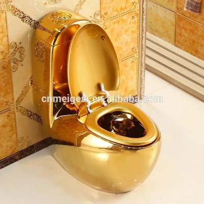 Good Quality Sanitary Ware Gold Bathroom Closet Luxury Wc Toilet Set