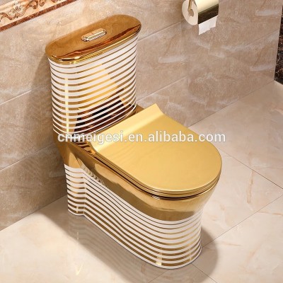 Cheap Price Wc Ceramic Golden Luxury Toilet Holet Sanitary Ware